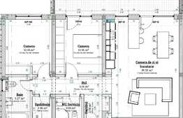 Apartament 3 camere, 79 mp, zona Braytim