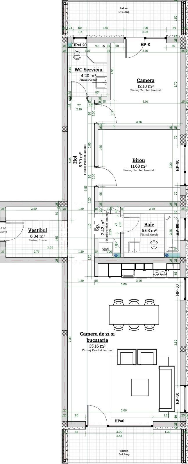 Apartament de vânzare 3 camere Braytim - 76262AV | BLITZ Timișoara | Poza1