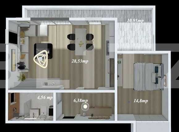 Apartament de vânzare 2 camere Buziasului - 76489AV | BLITZ Timișoara | Poza2