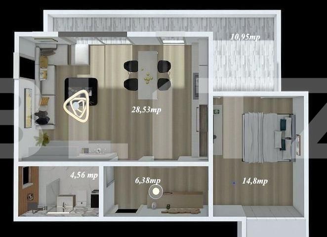 Apartament de vânzare 2 camere Buziasului - 76489AV | BLITZ Timișoara | Poza2