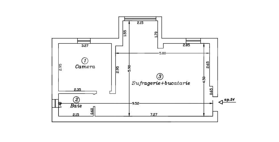 Apartament de vânzare 2 camere Telegrafului - 76510AV | BLITZ Timișoara | Poza2