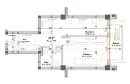 Garsoniera de 42 mp, imobil nou, balcon, zona Girocului Eso