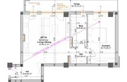 Apartament 2 camere 55 mp, imobil nou, balcon 11 mp, zona Girocului Eso