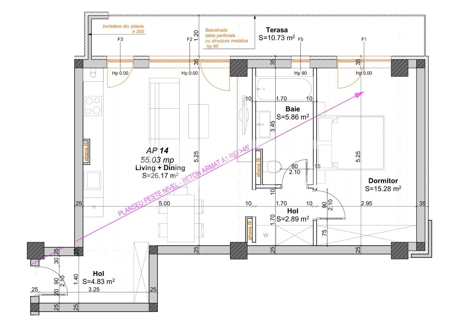 Apartament de vânzare 2 camere Giroc - 77297AV | BLITZ Timișoara | Poza2