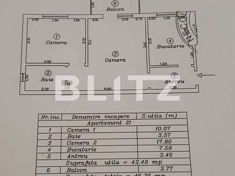Apartament de vânzare 2 camere Spitalul Judetean - 77887AV | BLITZ Timișoara | Poza1