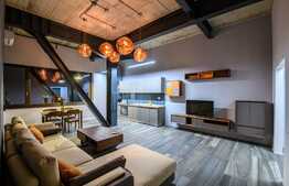 Apartament PREMIUM, design industrial, mobilat, terasa, zona Cetatii