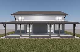 Duplex de vanzare, 78 mp utili, 305 mp teren, Mosnita Noua