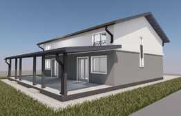 Duplex de vanzare, 78 mp utili, 305 mp teren, Mosnita Noua