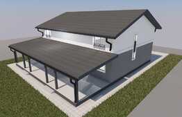 Duplex de vanzare, 78 mp utili, 305 mp teren, Mosnita Noua