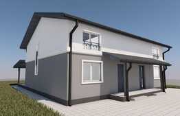 Duplex de vanzare, 78 mp utili, 305 mp teren, Mosnita Noua