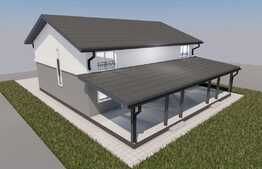 Duplex de vanzare, 78 mp utili, 305 mp teren, Mosnita Noua