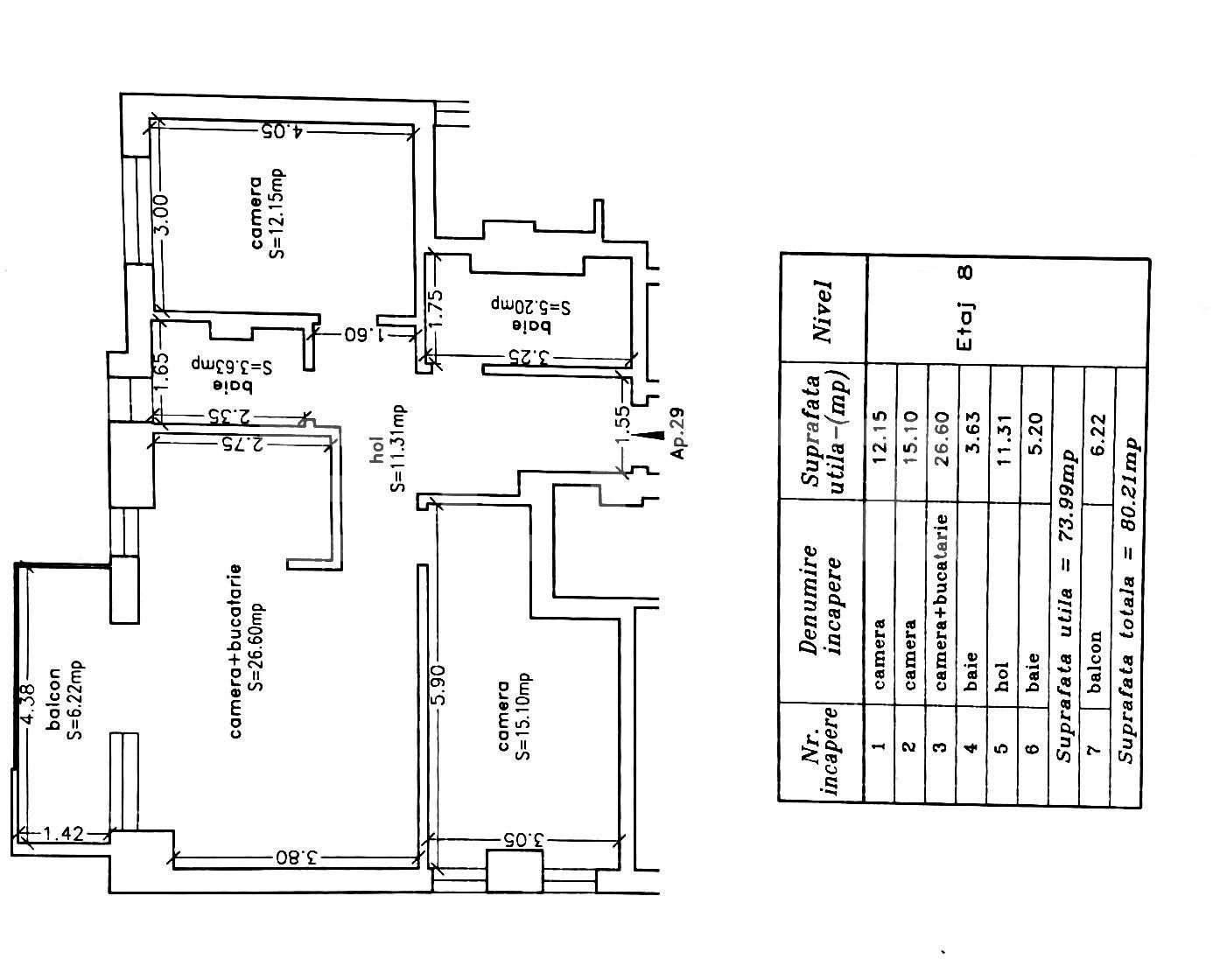 Apartament de vânzare 3 camere Aradului - 79638AV | BLITZ Timișoara | Poza13