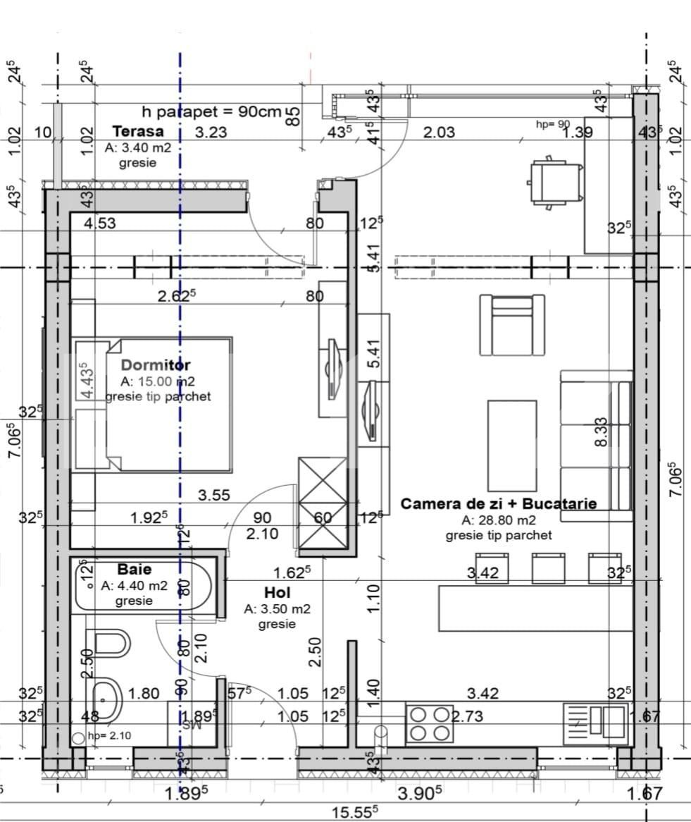 Apartament PREMIUM, design industrial, la cheie, terasa, zona Cetatii