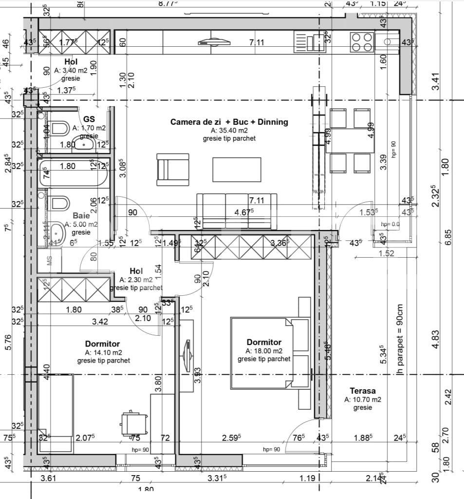 Apartament PREMIUM, design industrial, la cheie, zona Bulevardul Cetatii