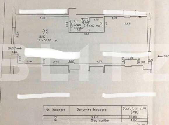 Spațiu comercial de închiriat Aradului - 80958SIC | BLITZ Timișoara | Poza2