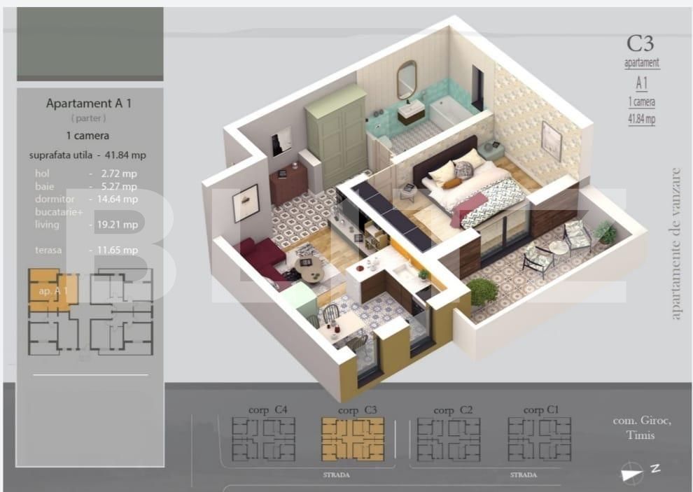 Apartament de vânzare 2 camere Giroc - 81156AV | BLITZ Timișoara | Poza7