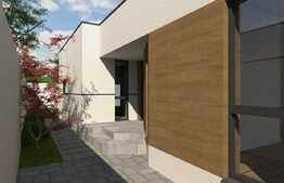 Duplex dispus pe un nivel, 3 dormitoare, 300 mp teren, Dumbravita