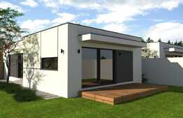 Duplex dispus pe un nivel, 3 dormitoare, 300 mp teren, Dumbravita