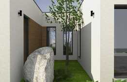 Duplex dispus pe un nivel, 3 dormitoare, 300 mp teren, Dumbravita