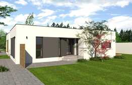 Duplex dispus pe un nivel, 3 dormitoare, 300 mp teren, Dumbravita