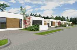 Duplex dispus pe un nivel, 3 dormitoare, 300 mp teren, Dumbravita