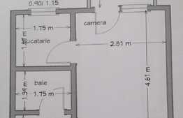 Garsoniera complet renovata, mobilata, balcon inchis, zona Telegrafului