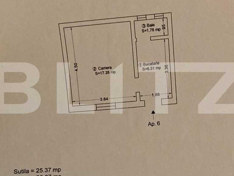 Garsonieră de vânzare Badea Cartan - 84002AV | BLITZ Timișoara | Poza1