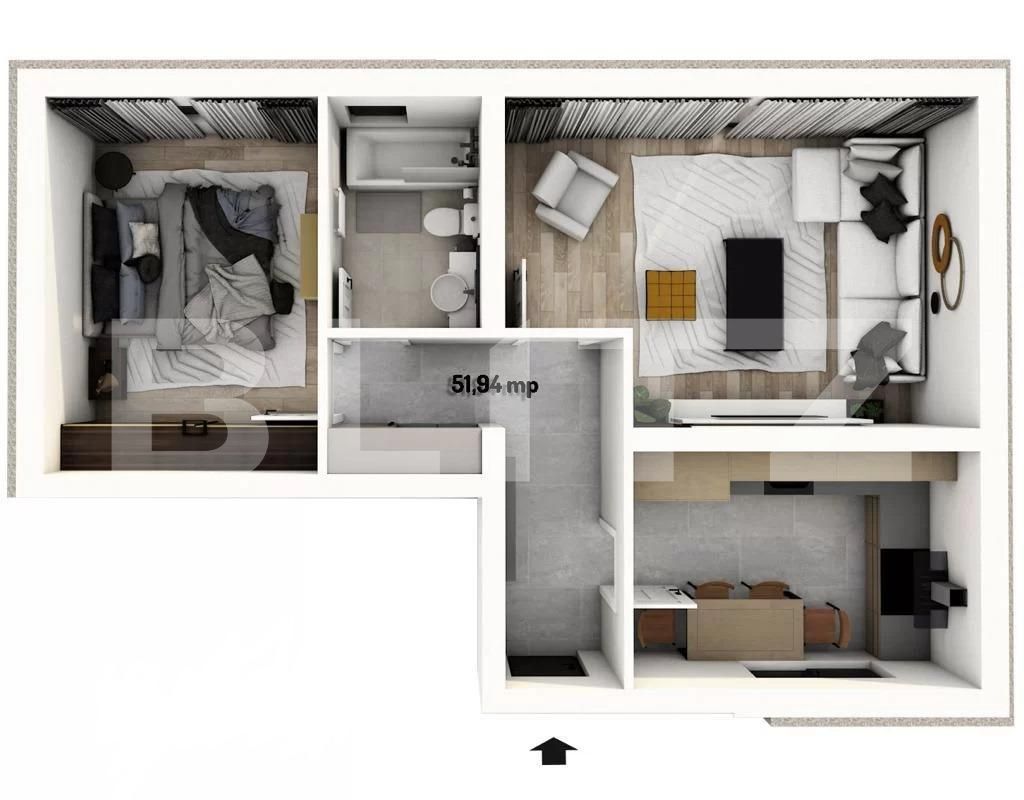 Apartament de vânzare 2 camere Giroc - 84148AV | BLITZ Timișoara | Poza2