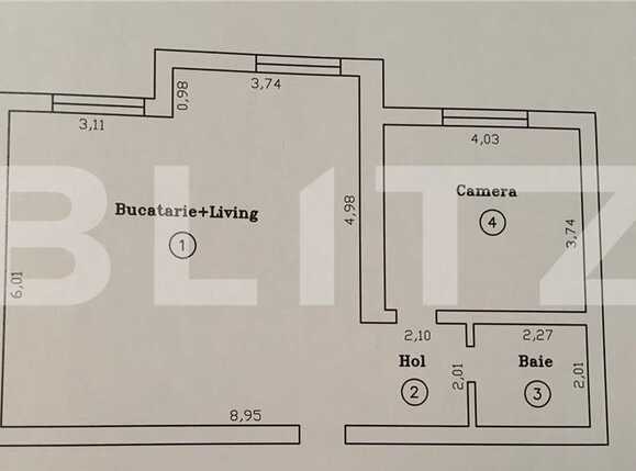Apartament de închiriat 2 camere Girocului - 85747AI | BLITZ Timișoara | Poza1