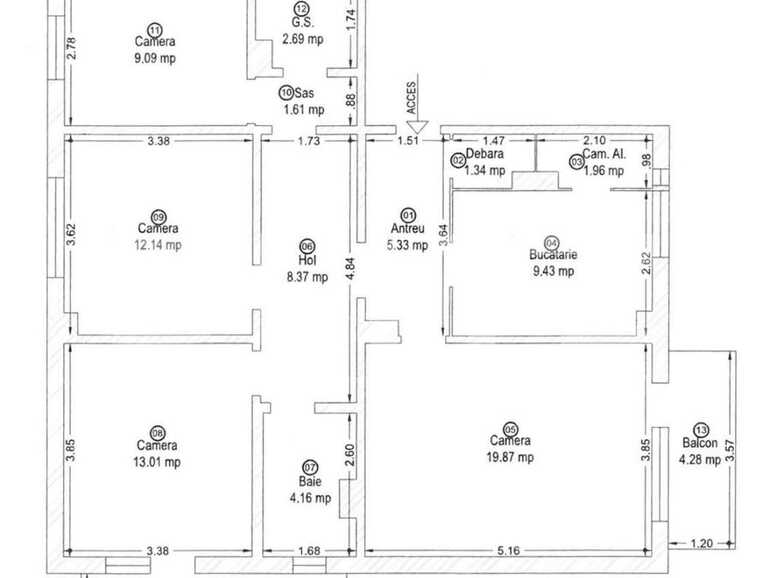 Apartament de vânzare 4 camere Odobescu - 85945AV | BLITZ Timișoara | Poza1