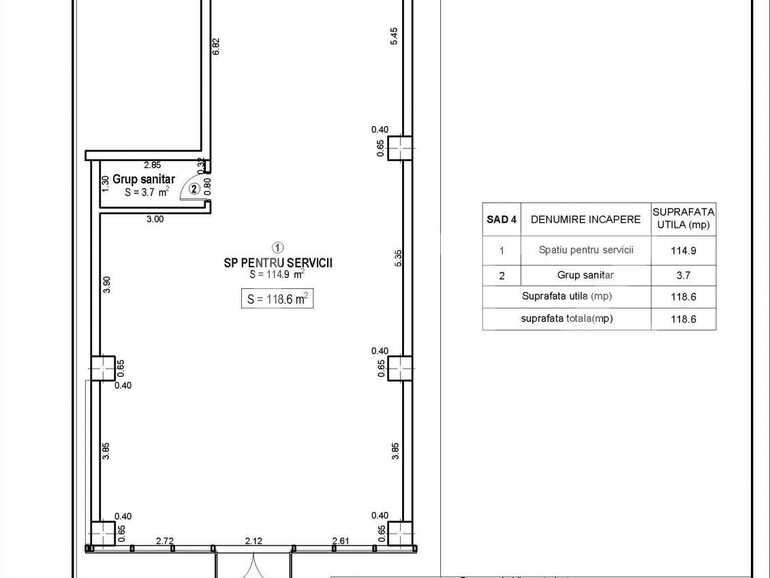 Spațiu comercial de închiriat Simion Barnutiu - 86516SIC | BLITZ Timișoara | Poza1