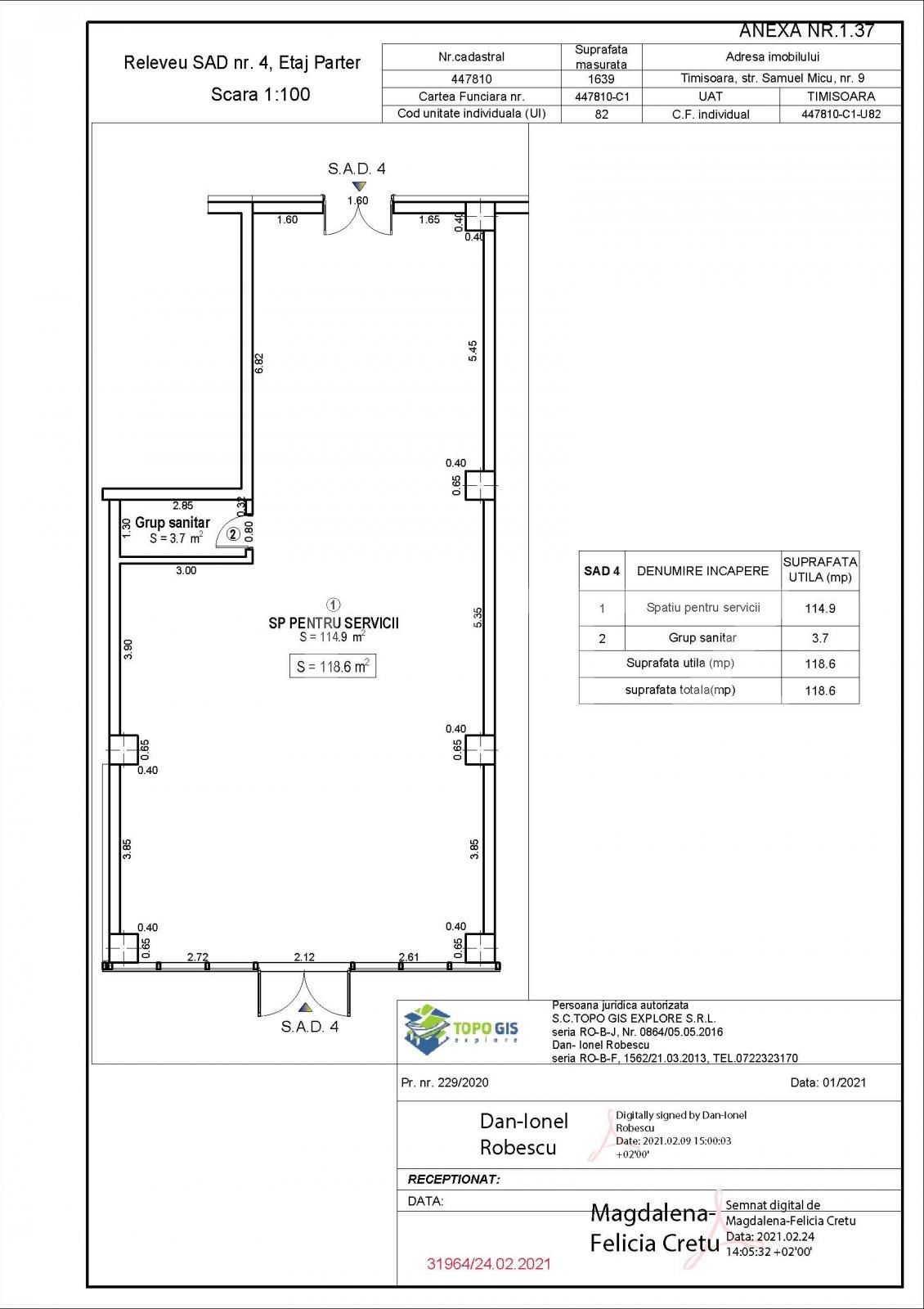 Spațiu comercial de închiriat Simion Barnutiu - 86516SIC | BLITZ Timișoara | Poza1