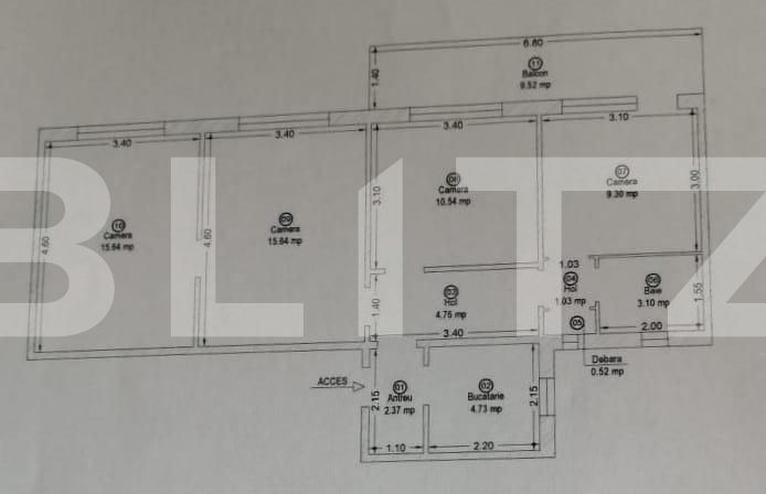 Apartament de vânzare 4 camere Gheorghe Lazar - 87061AV | BLITZ Timișoara | Poza8