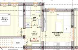 Apartament 2 camere, 43 mp, parcare, terasa, zona Musicescu