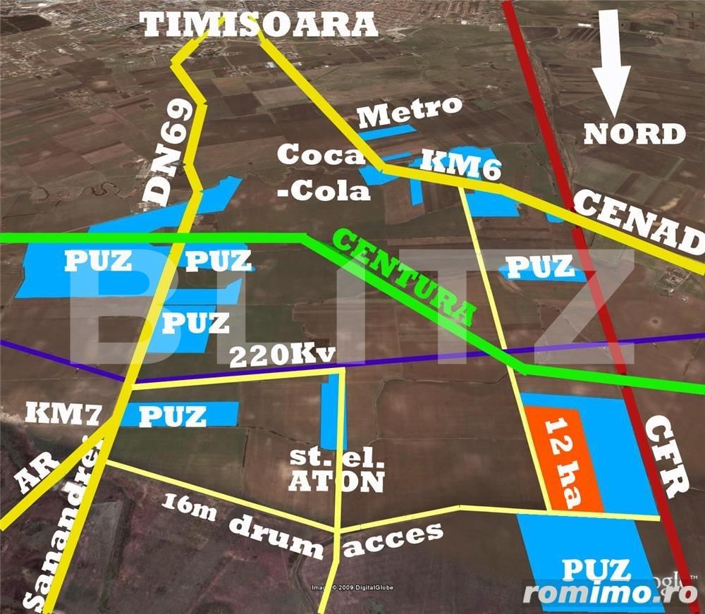 Teren de vânzare Aradului - 89333TV | BLITZ Timișoara | Poza3