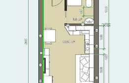 Apartament 1 camera, 20 mp, decomandat, zona Buziasului