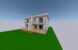 Duplex cu 3camere,90 mp, teren 350 mp, Bucovat