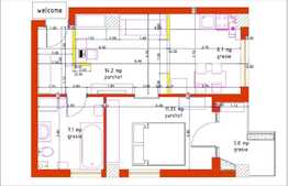 Apartament 2 camere, 42 mp, mobilat/utilat, zona Lipovei