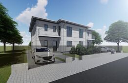 Jumatate de duplex, 128 mp, teren 350 mp, in Mosnita Noua