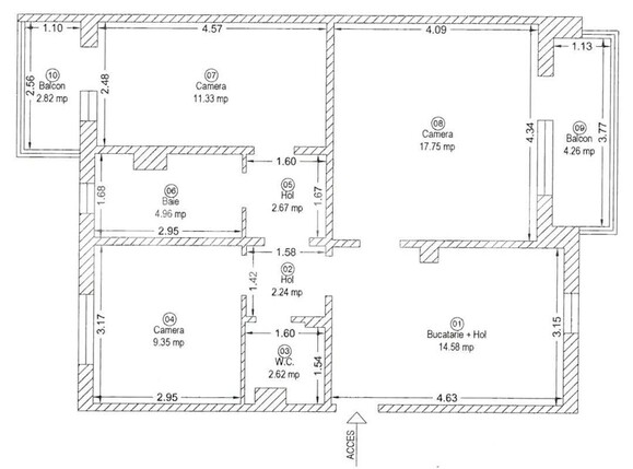 Apartament de vânzare 3 camere Complex Studentesc - 97028AV | BLITZ Timișoara | Poza5