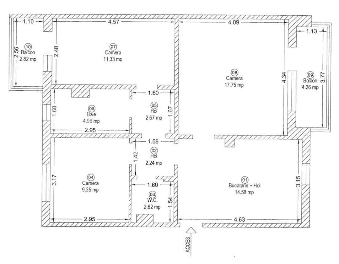 Apartament de vânzare 3 camere Complex Studentesc - 97028AV | BLITZ Timișoara | Poza5