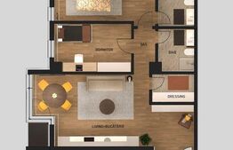 Apartament 3 camere, 2 bai, imobil nou, zona Soarelui