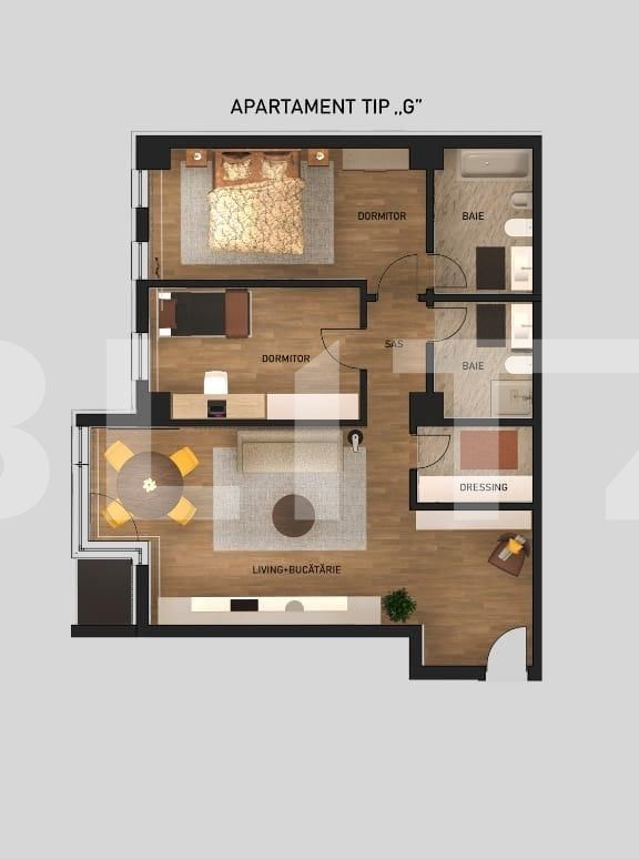 Apartament de vânzare 3 camere Soarelui - 98550AV | BLITZ Timișoara | Poza6