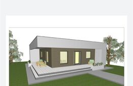 Casa cu 3 camere, 60 mp,teren 1000 mp, sat Ianova