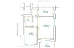 Apartament doua camere, 59 mp, etaj intermediar, la Padurea Verde