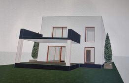 Casa individuala arhitectura moderna, 160 mp, 760 mp teren Giroc