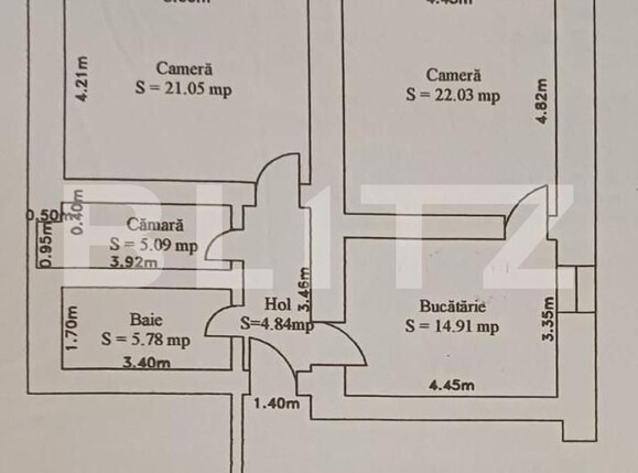 Apartament de vânzare 2 camere Nord-Vest - 162114AV | BLITZ Turda | Poza7