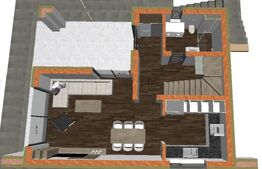 Vila individuala semifinisata, 120 mp, in Turda Noua