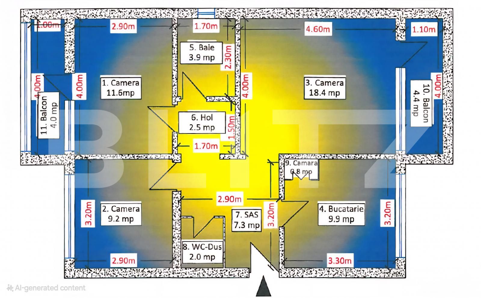 Apartament de vânzare 3 camere Central - 181557AV | BLITZ Turda | Poza10