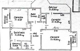 Apartament cu 3 camere, 73 mp, zona centrala